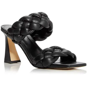 Hammy Womens Leather Square Toe Block Heel