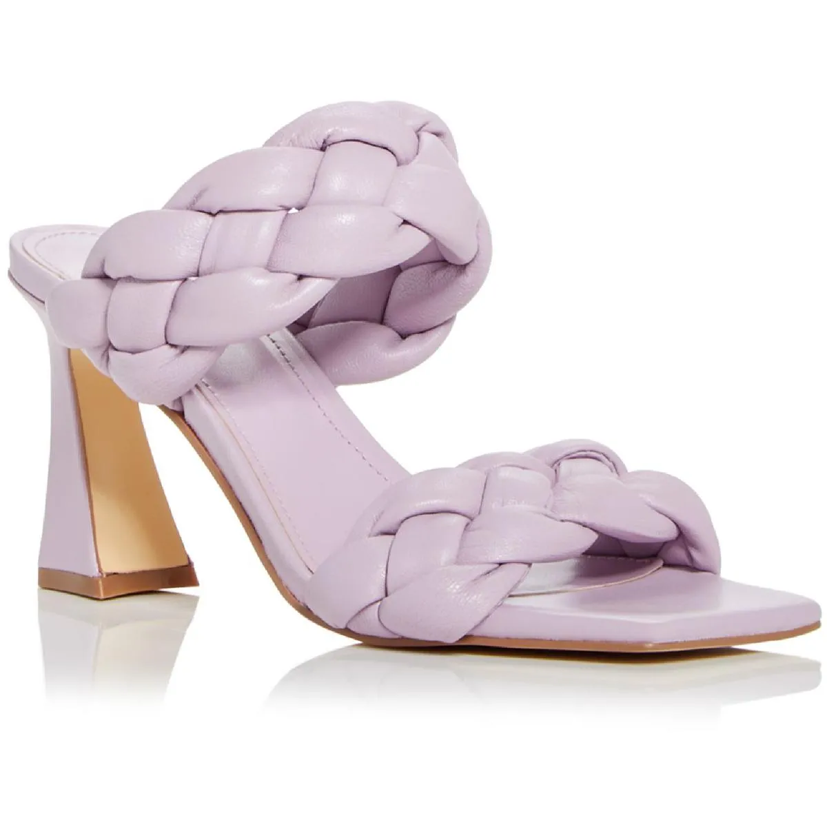 Hammy Womens Leather Square Toe Block Heel