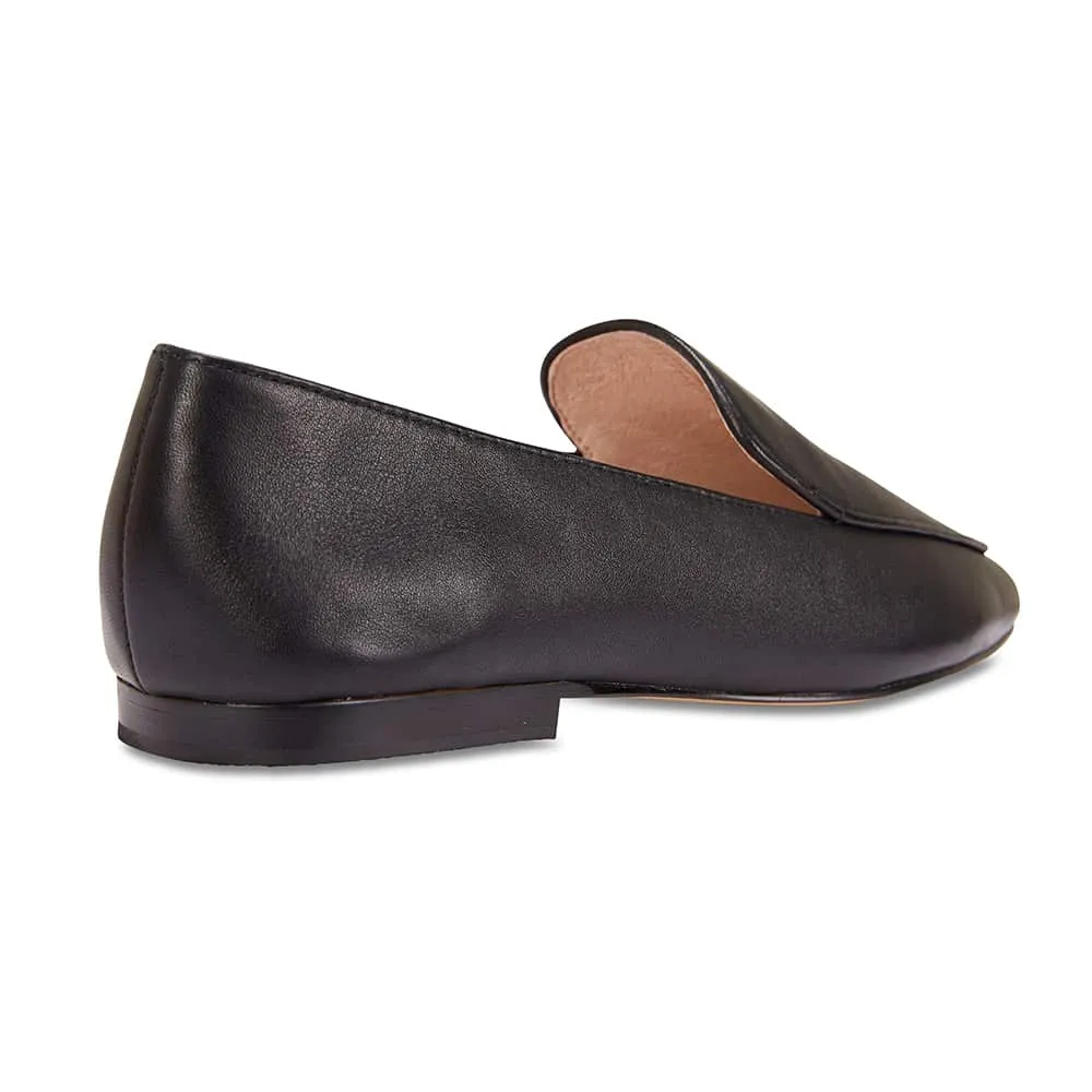 Haven Loafer in Black Leather