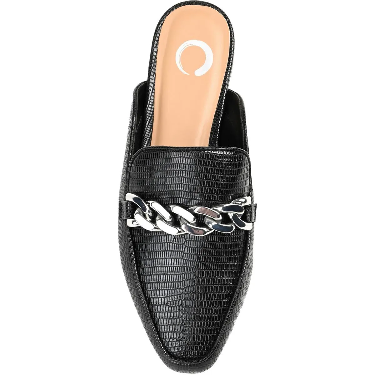 Hazina Womens Faux Leather Mules