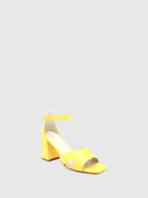 Heel Sandals Fislis Yellow