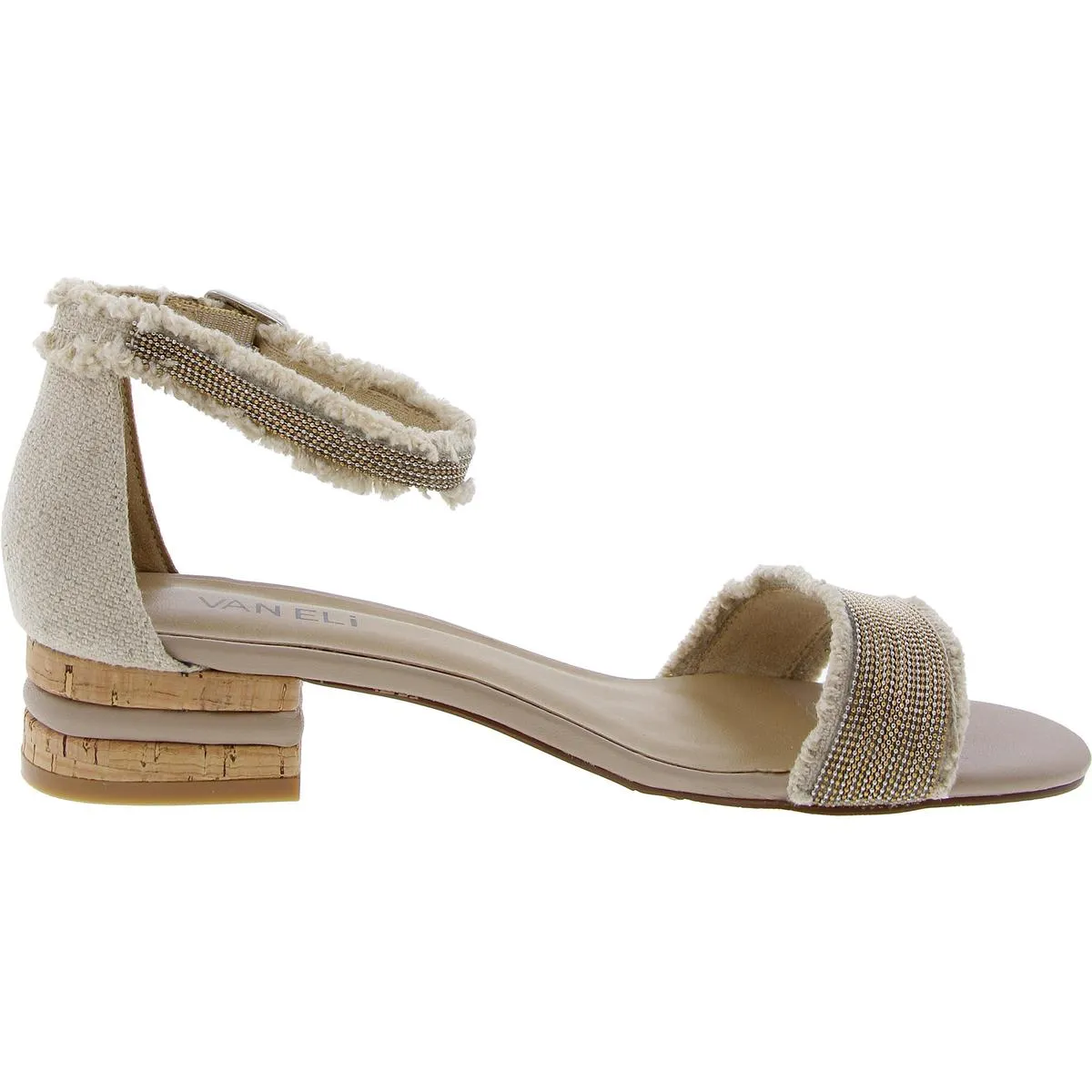 Helee Womens Buckle Ankle Strap