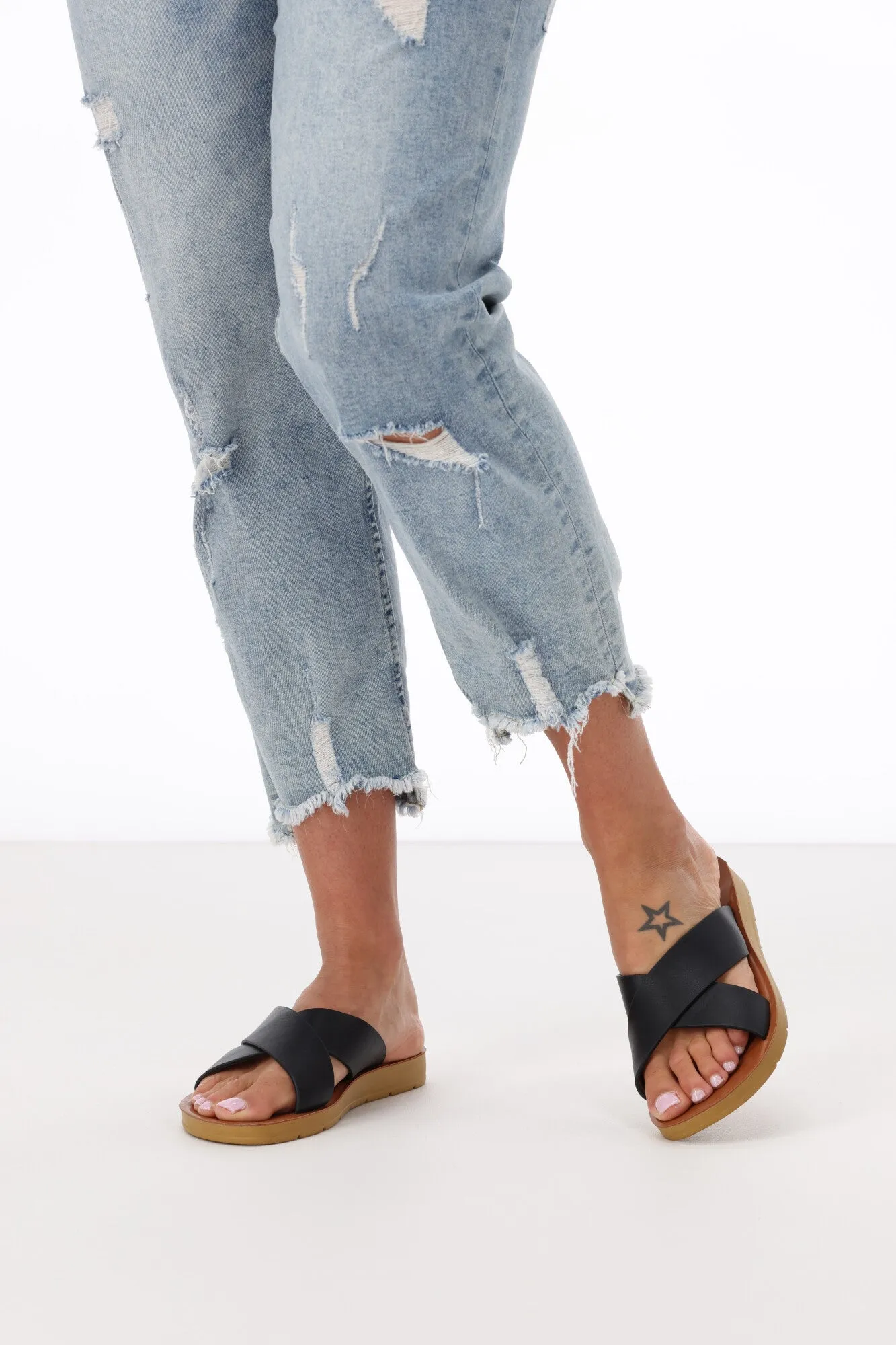 Hinako Vanessa Sandal Black