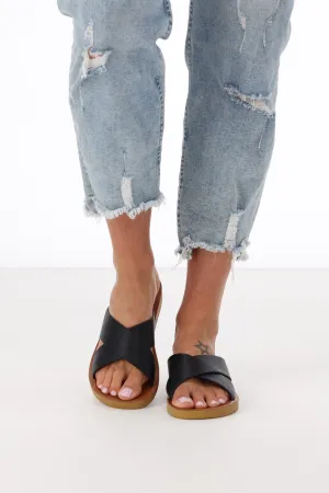 Hinako Vanessa Sandal Black