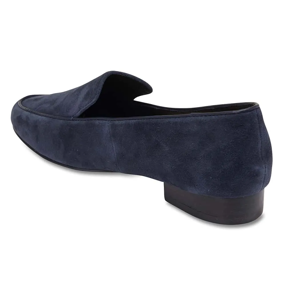 Holly Loafer in Navy Suede