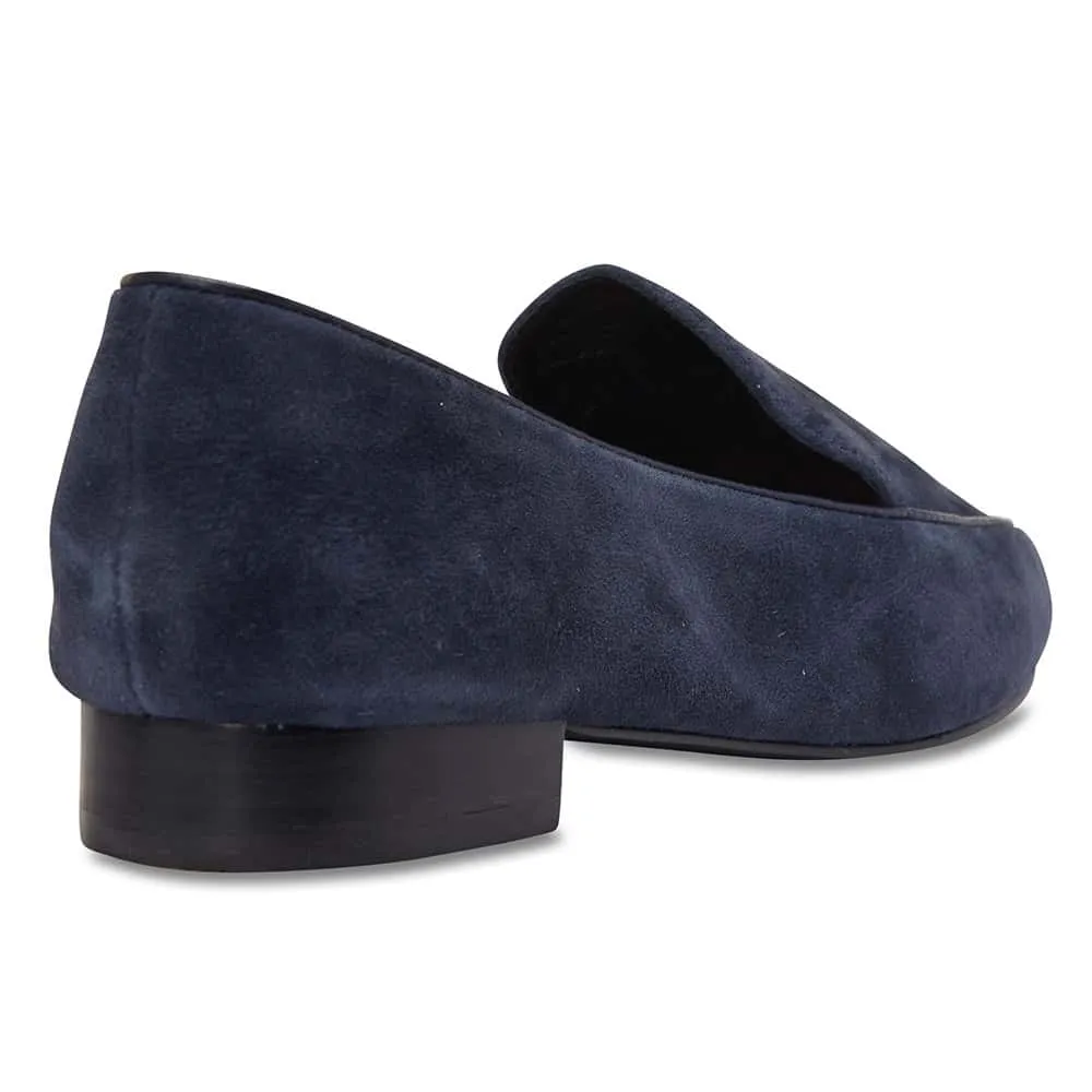 Holly Loafer in Navy Suede