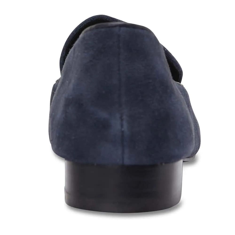 Holly Loafer in Navy Suede