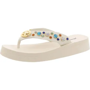 Iconics Womens Slip On Platform Platform Sandals