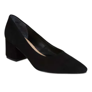 Idol Heel in Black Suede