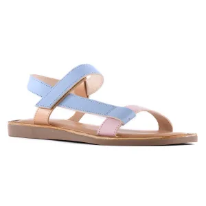 Intricate Womens Solid Leather Ankle Strap