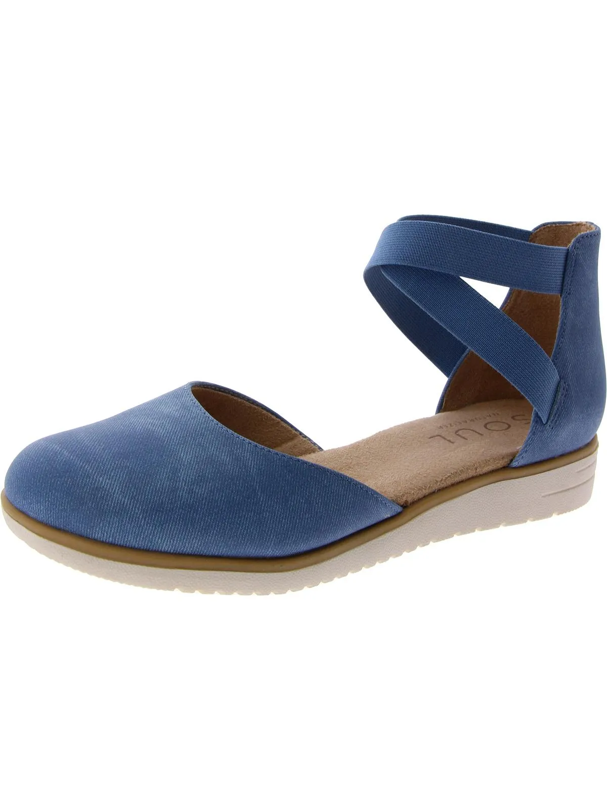 Intro Womens Cushioned Footbed Slip On Shoes
