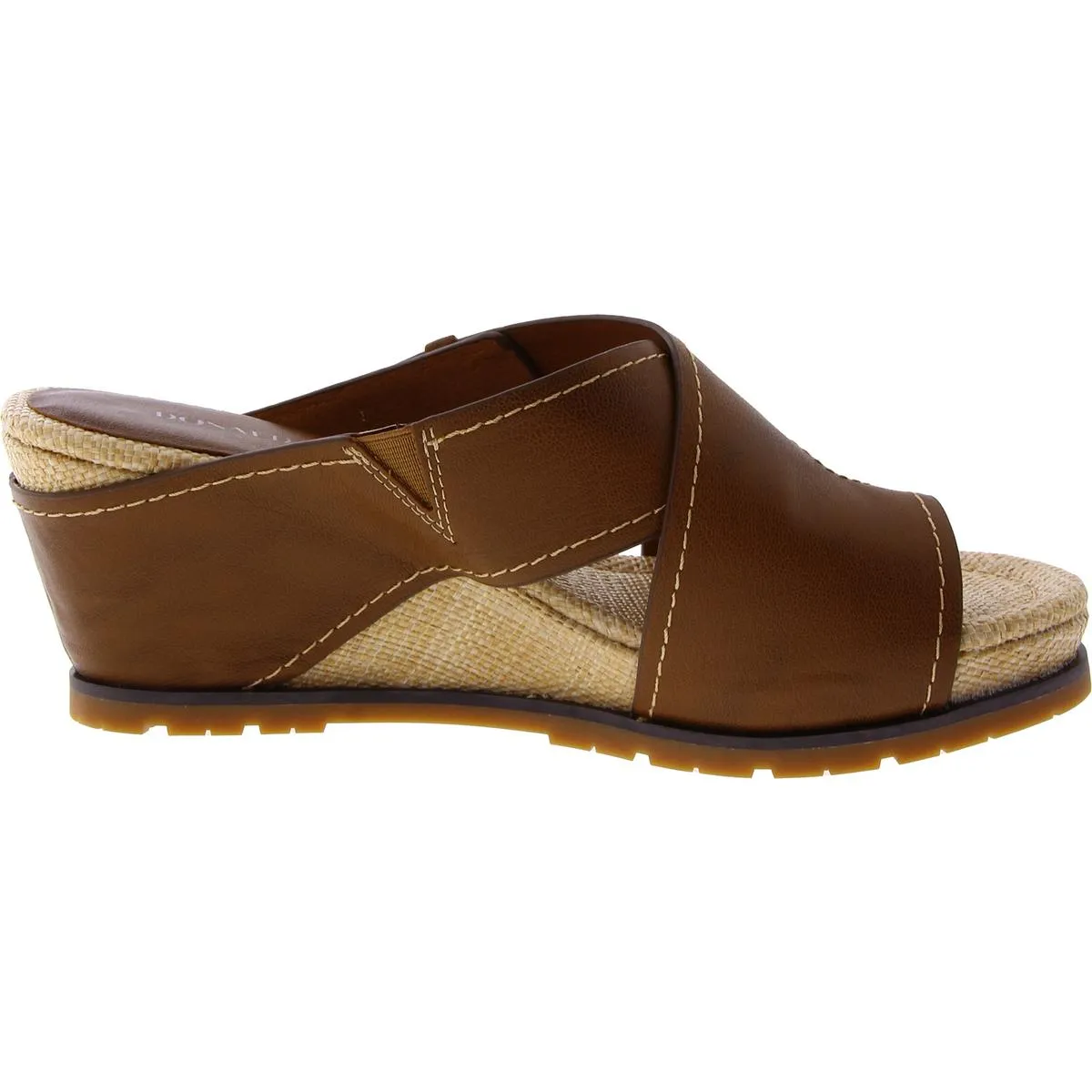 Irini 35 Womens Leather Slip On Wedge Sandals