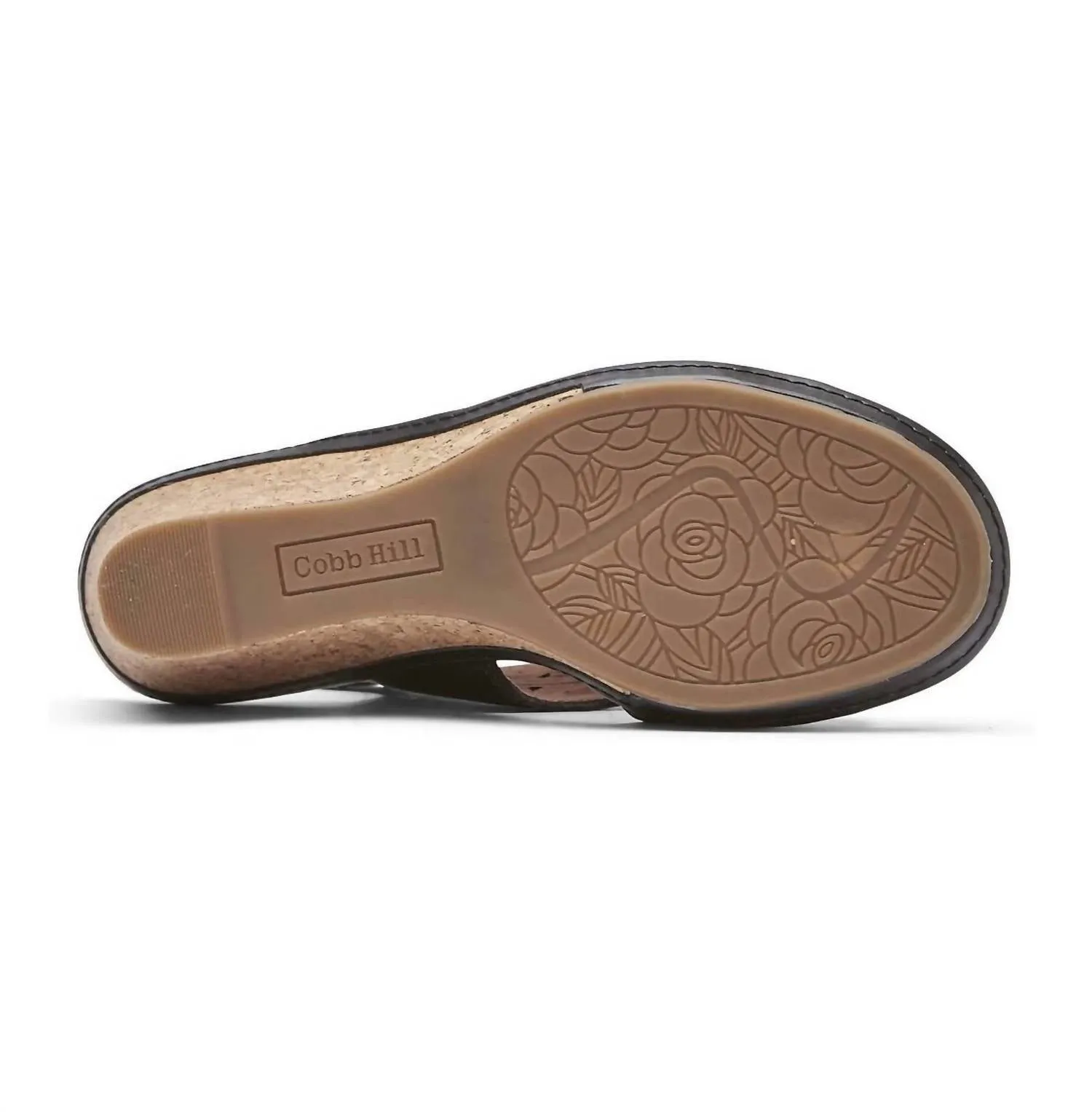 Janna Perf Sling Sandal In Black