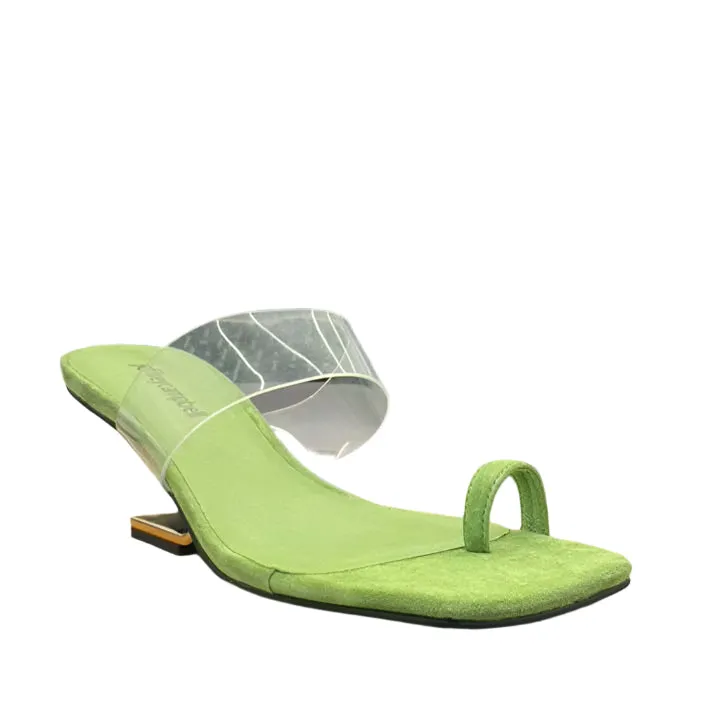 JEFFREY CAMPBELL CALCULATE GREEN HEELS
