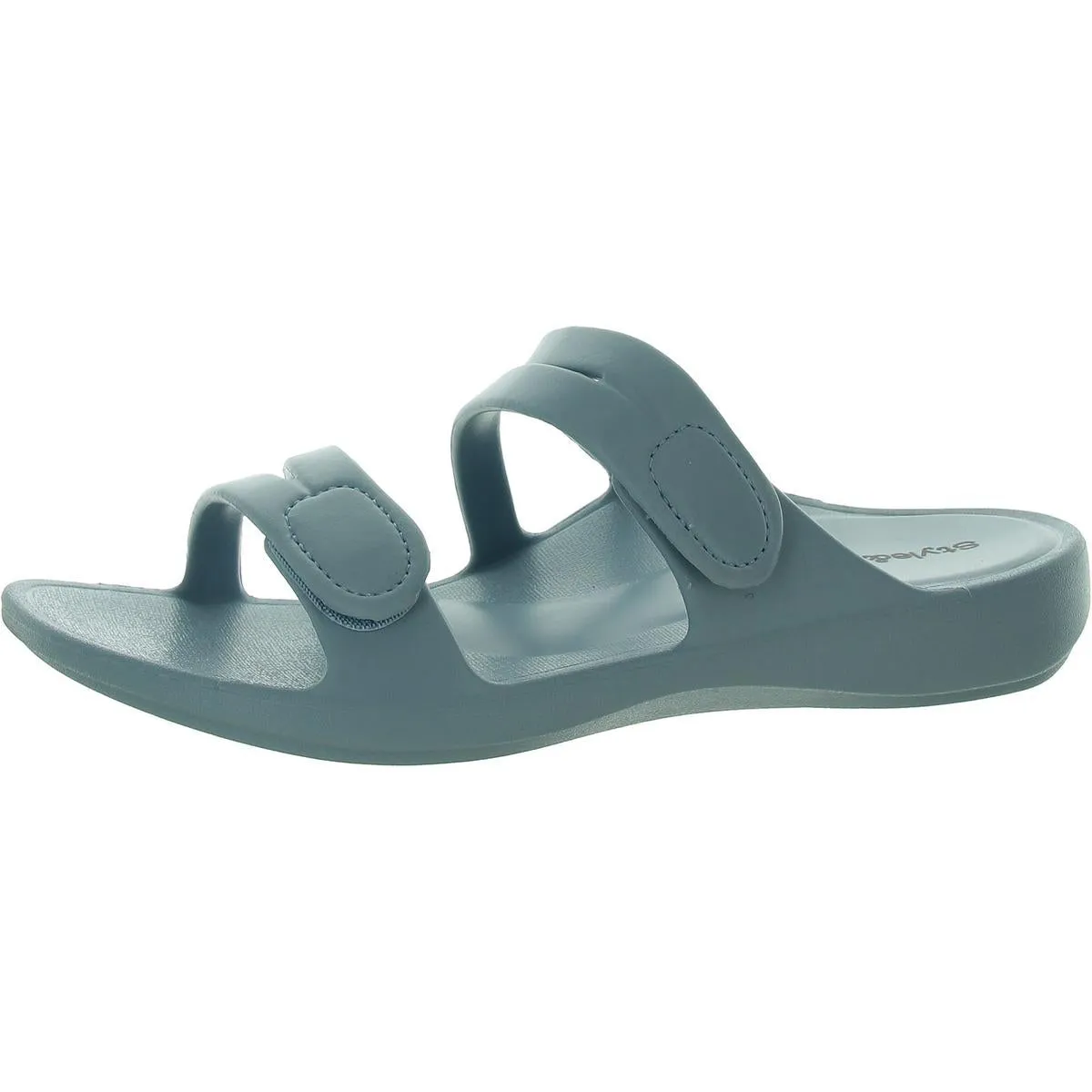 Jessaa Womens Strappy Open Toe Slide Sandals
