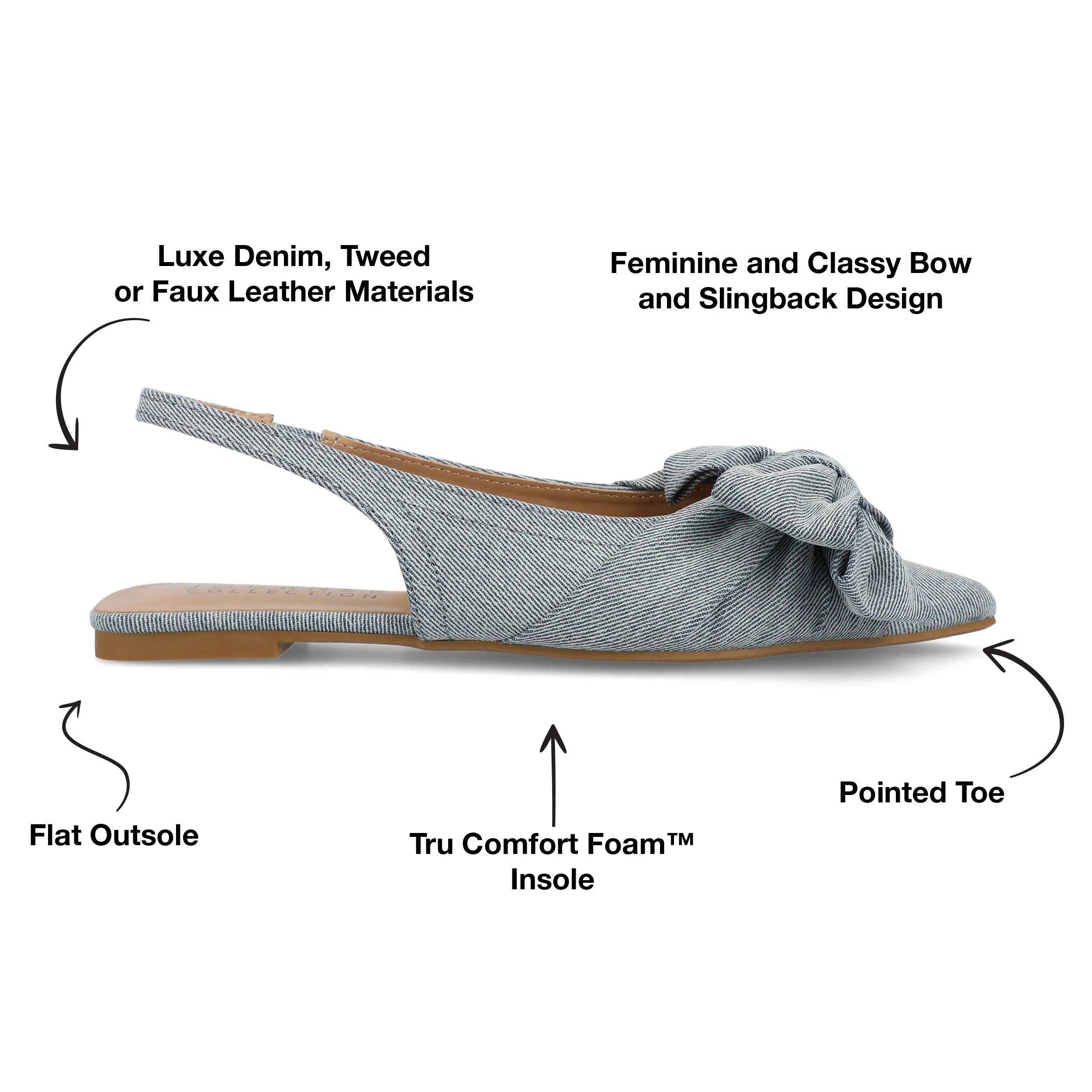 Journee Collection Women's Tru Comfort Foam Sabbrina Flats