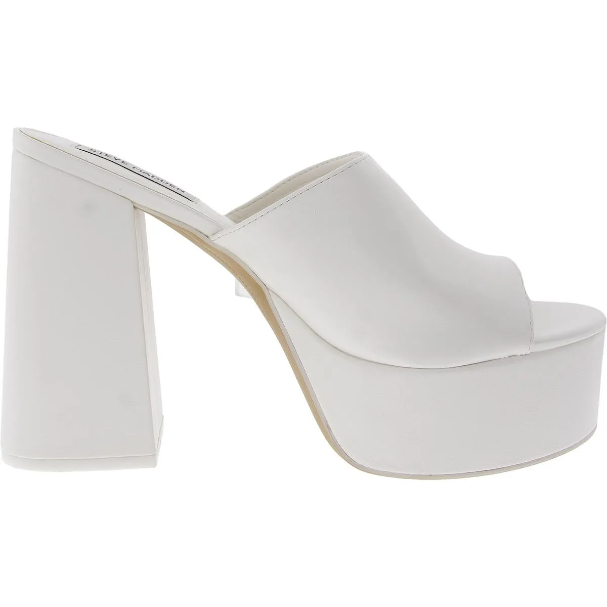 Jungle Womens Embossed Faux Leather Platform Sandals