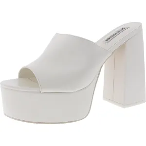 Jungle Womens Embossed Faux Leather Platform Sandals