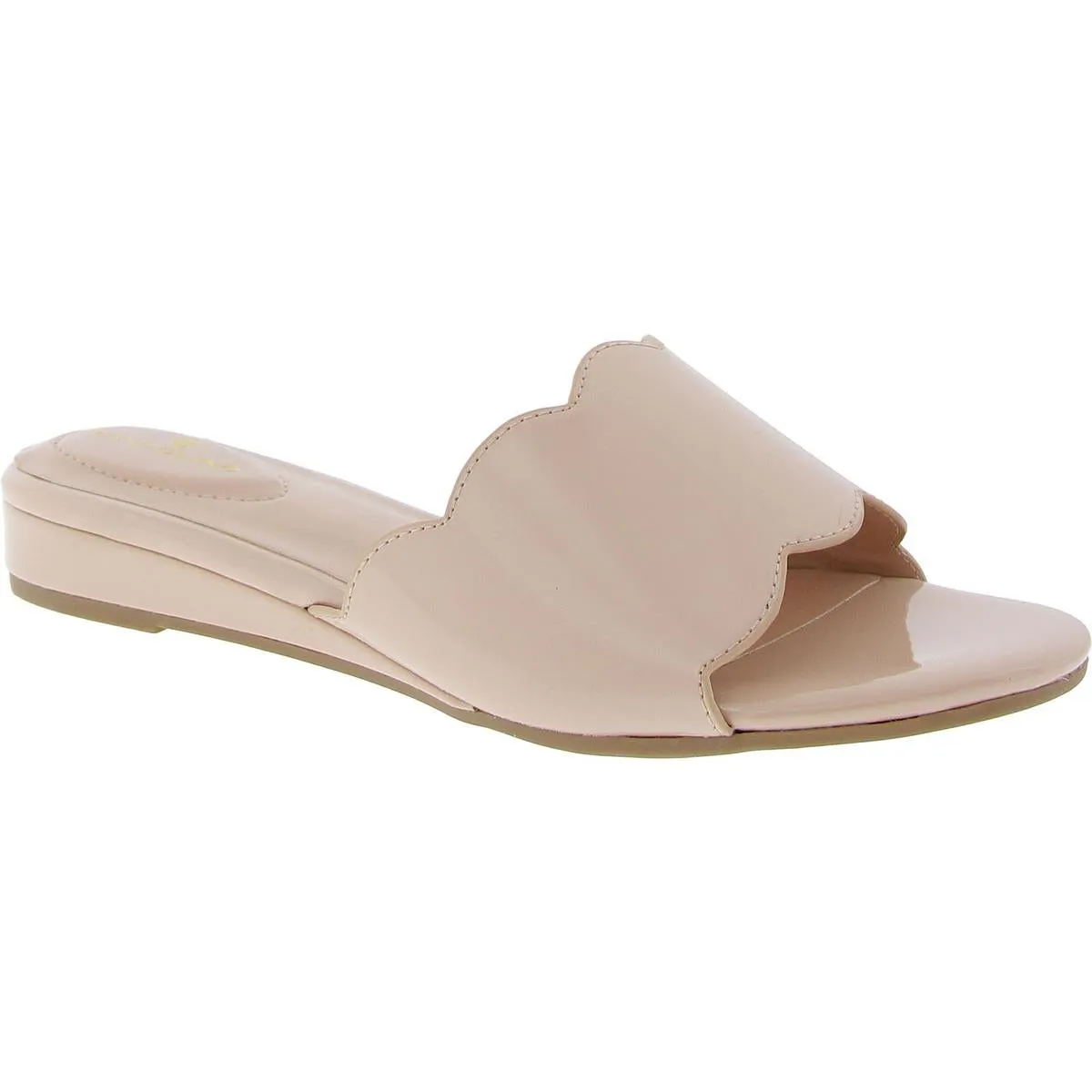 Kayla 3 Womens Patent Slide Sandals