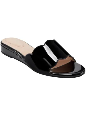 Kayla 3 Womens Patent Slide Sandals