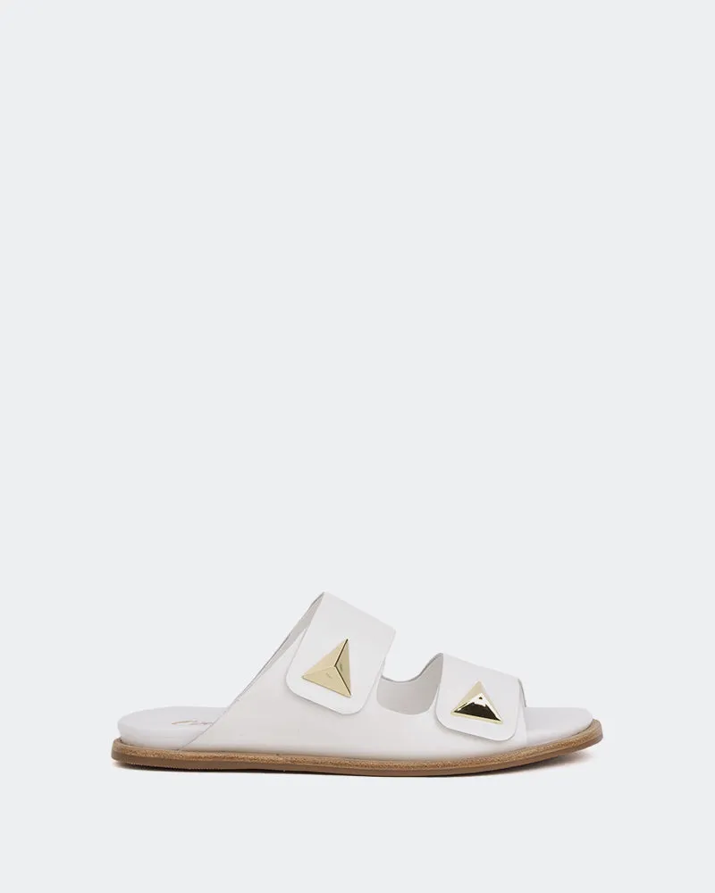 Kaylan White Leather
