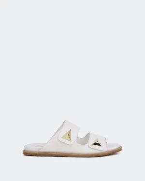 Kaylan White Leather