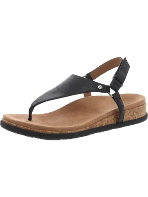 Kirra II Womens Leather Ankle Strap Slingback Sandals