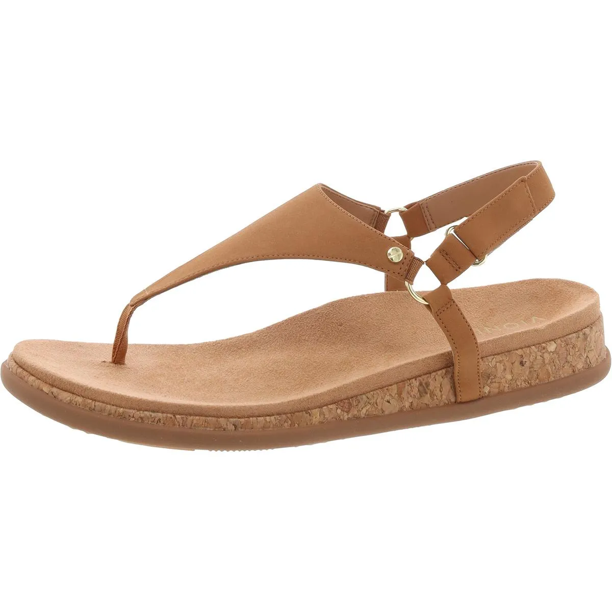 Kirra II Womens Leather Ankle Strap Slingback Sandals