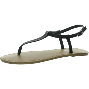 Krisleyy Womens Printed Open Toe Thong Sandals