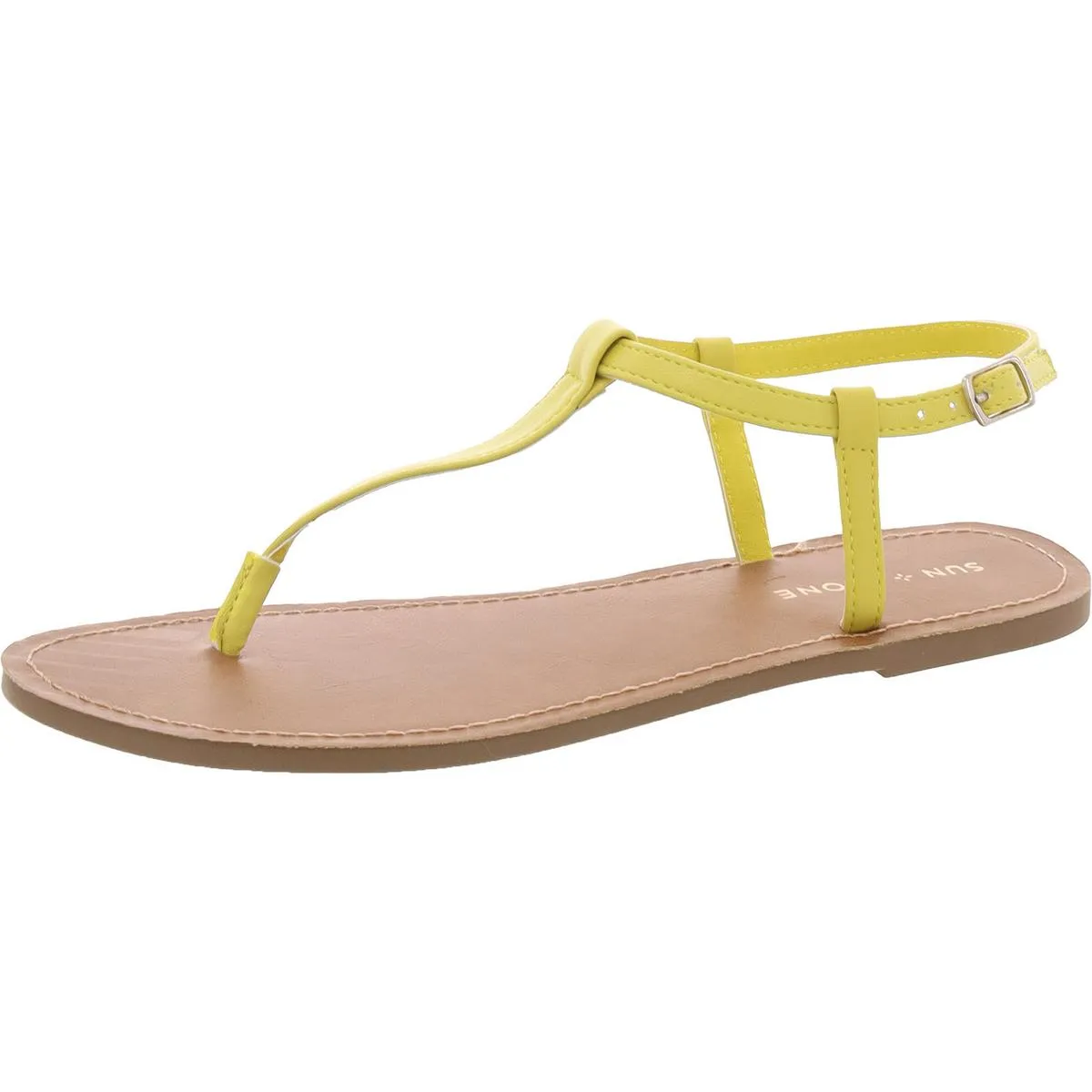 Krisleyy Womens Printed Open Toe Thong Sandals