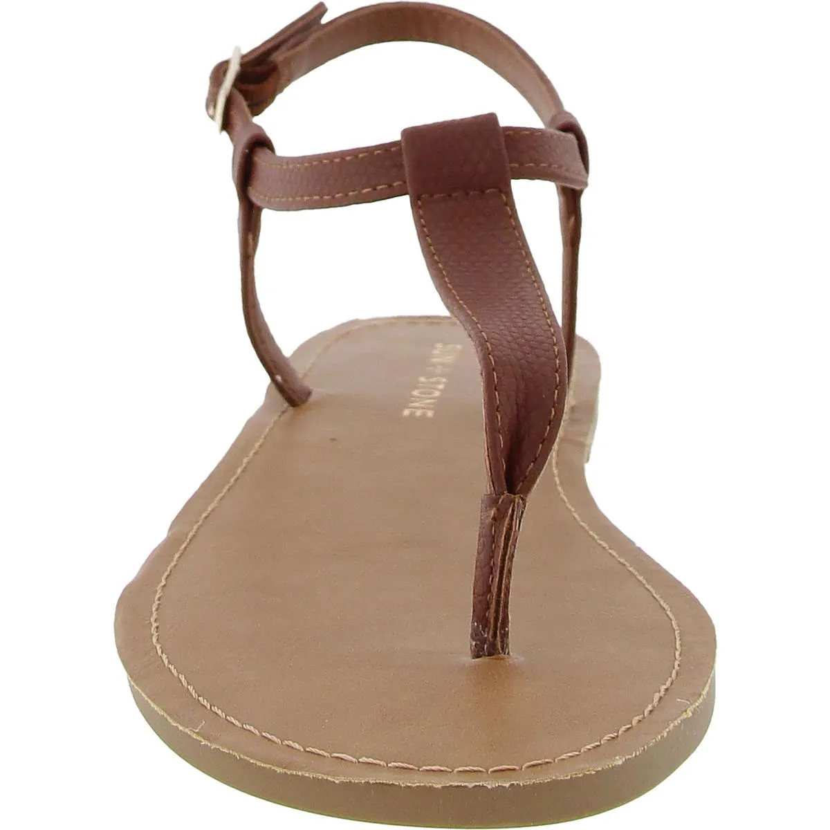 Krisleyy Womens Printed Open Toe Thong Sandals