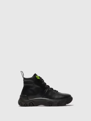 Lace-up Ankle Boots FIGA887FLY TUNDER BLACK