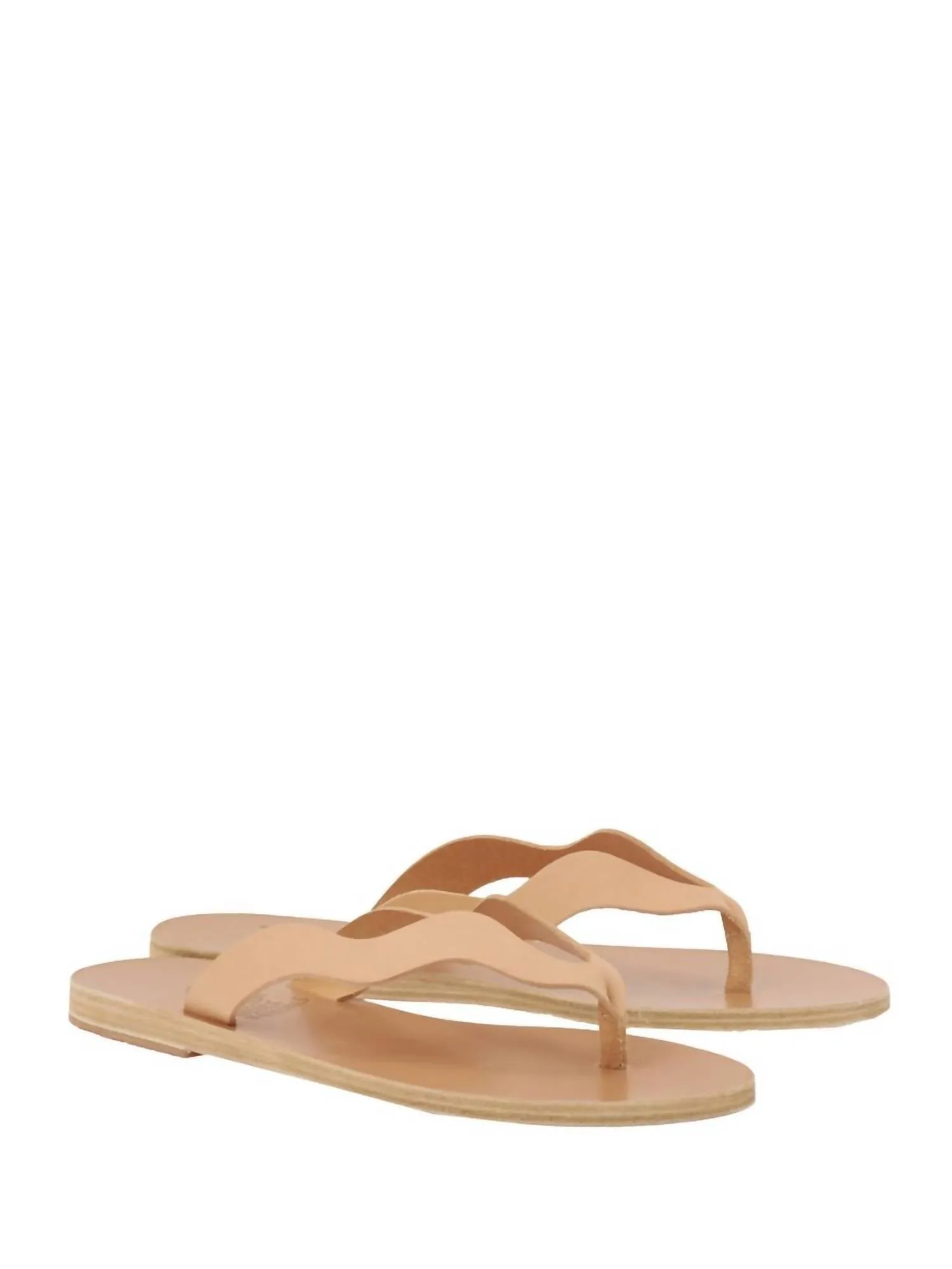 Laconia Flat Sandals In Nude