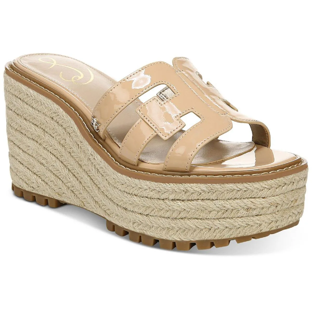 Laine Womens Logo Slide Platform Sandals