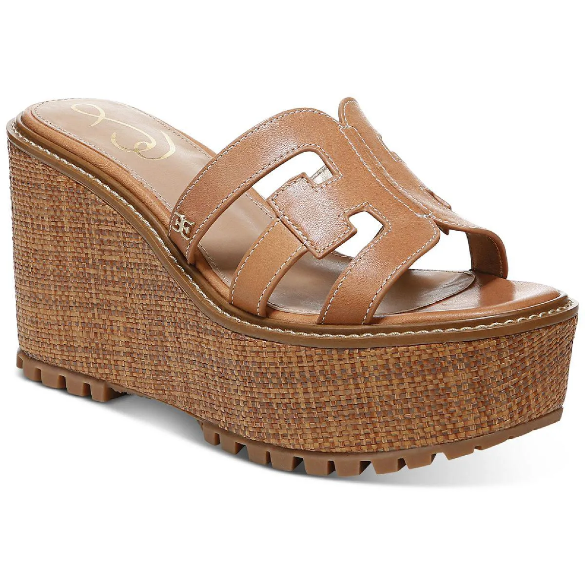 Laine Womens Logo Slide Platform Sandals