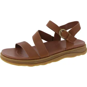 Lainey Womens Leather Strappy Slingback Sandals