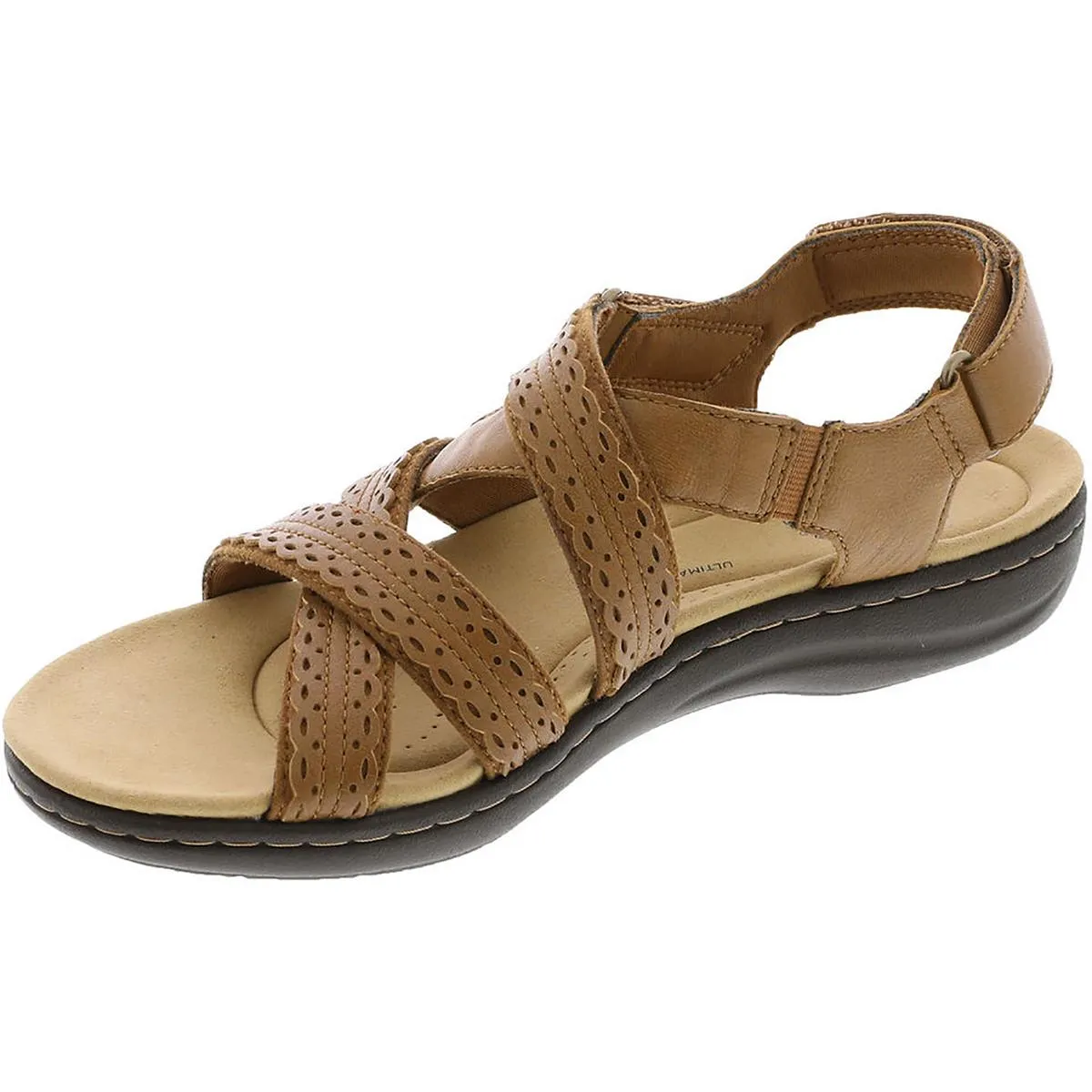 Laurieann Rena Womens Leather Casual Strappy Sandals