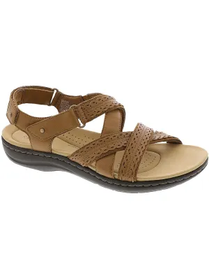 Laurieann Rena Womens Leather Casual Strappy Sandals
