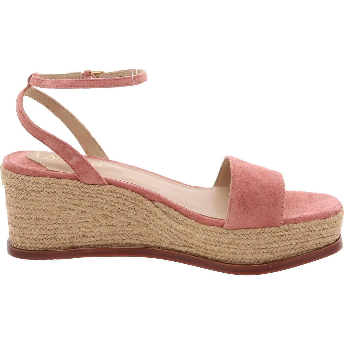 Leona Womens Leather Slingback Platform Sandals