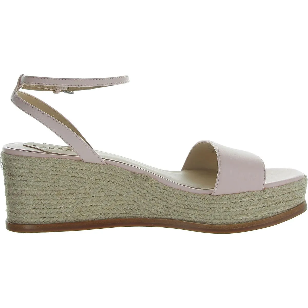 Leona Womens Leather Slingback Platform Sandals