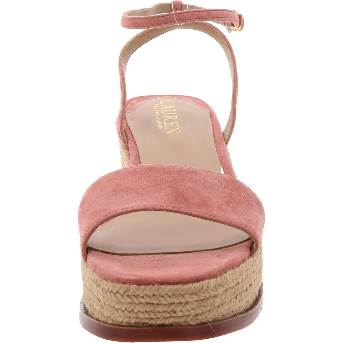 Leona Womens Leather Slingback Platform Sandals