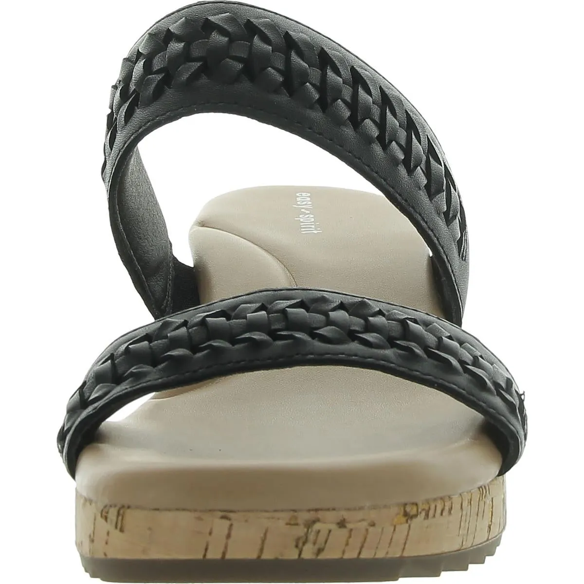 Lillia Womens Wedges Open Toe Slide Sandals