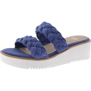 LOOP Womens Braided Manmade Platform Sandals