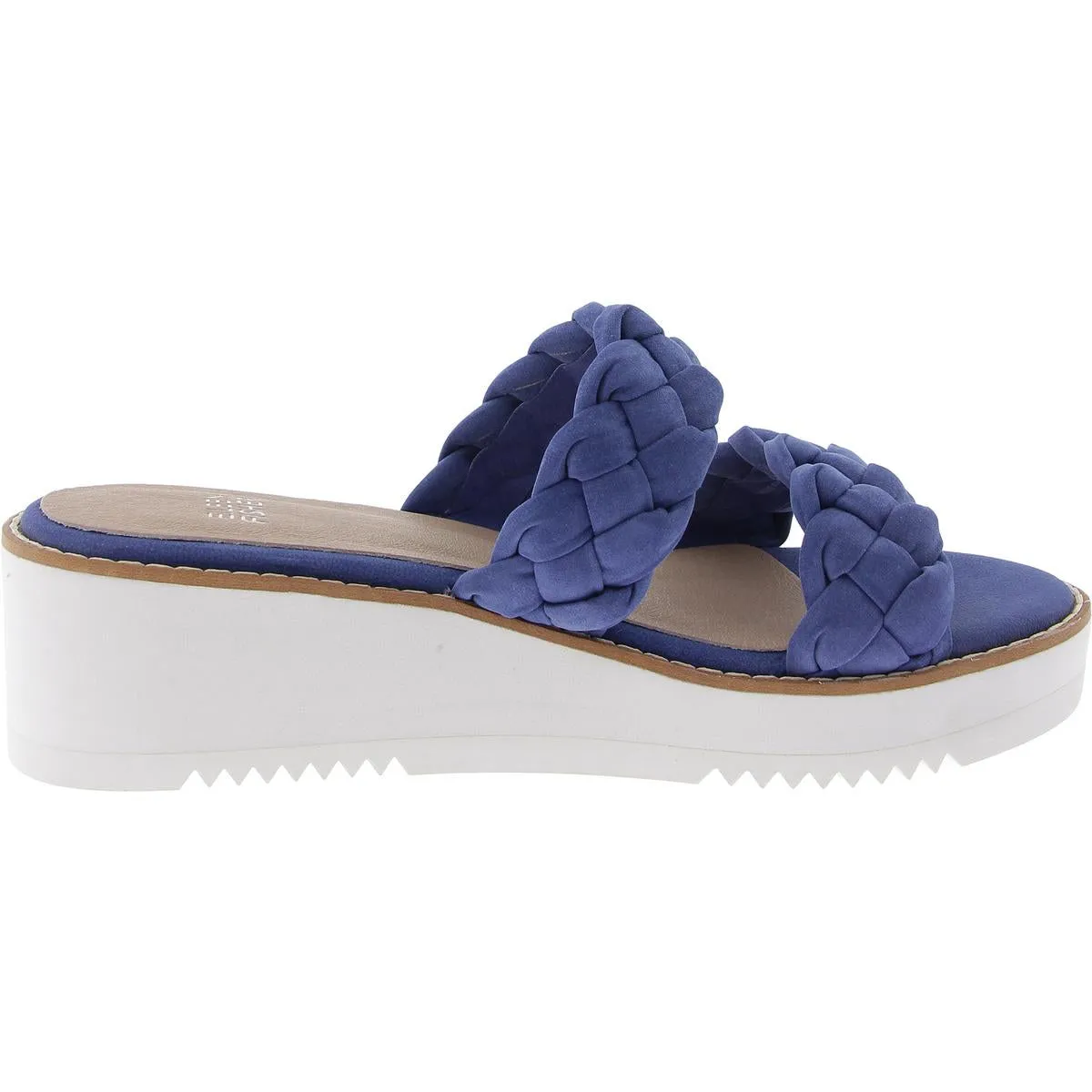 LOOP Womens Braided Manmade Platform Sandals