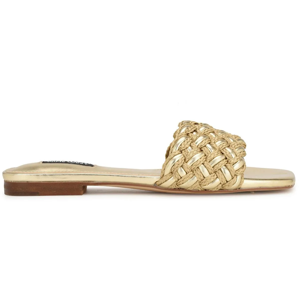 Maci 2 Womens Woven Slip On Slide Sandals
