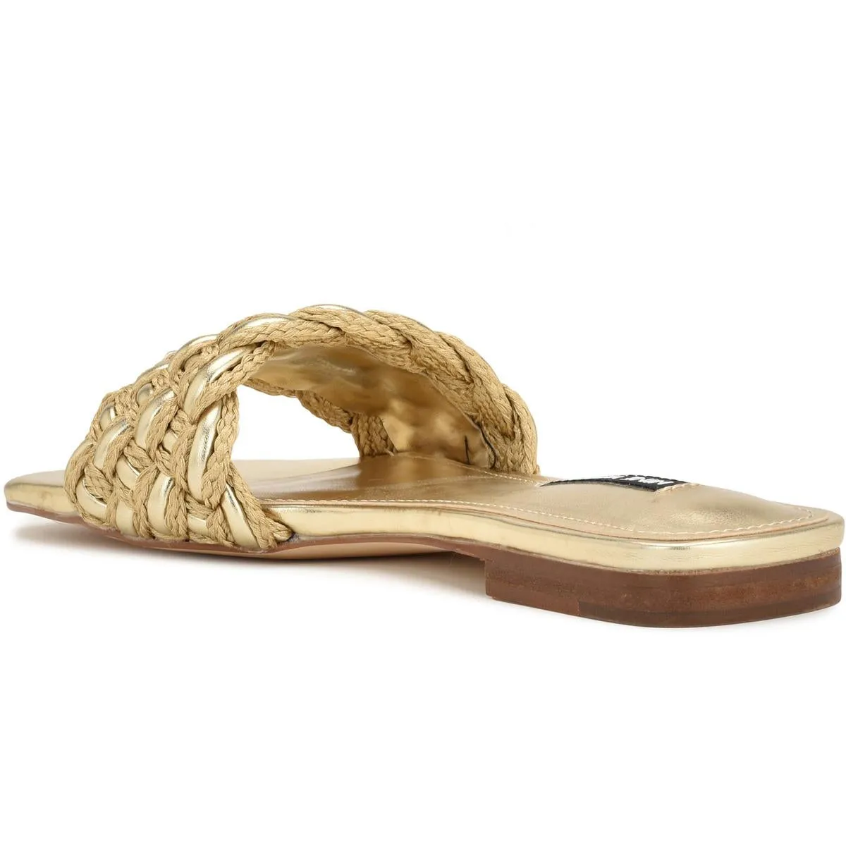 Maci 2 Womens Woven Slip On Slide Sandals