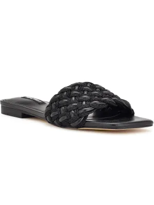 Maci 2 Womens Woven Slip On Slide Sandals