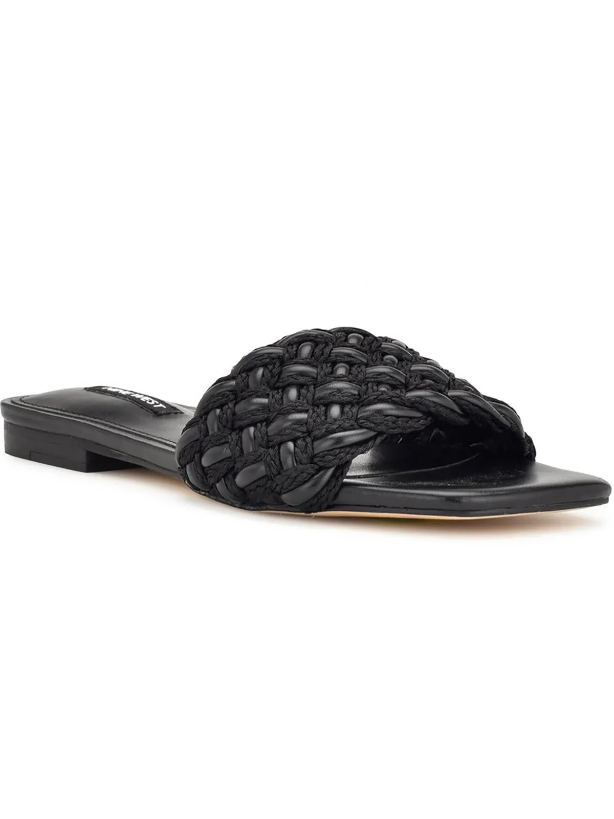 Maci 2 Womens Woven Slip On Slide Sandals