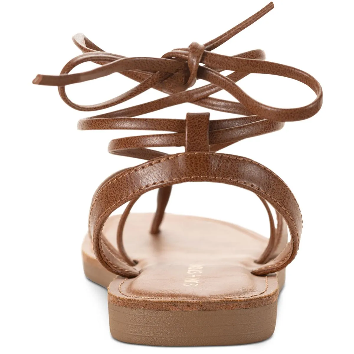 Maggiee Womens Strappy Flat Thong Sandals