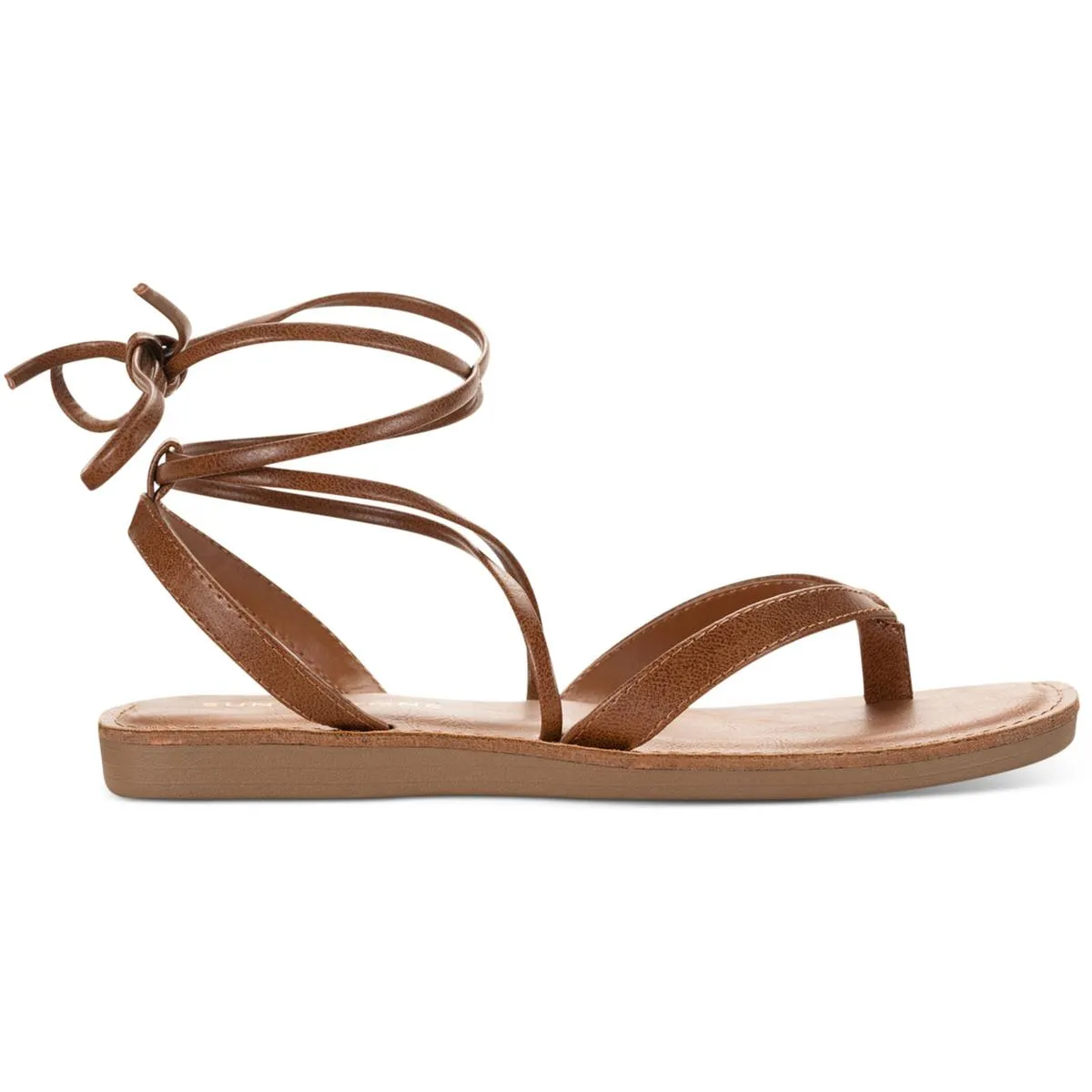 Maggiee Womens Strappy Flat Thong Sandals
